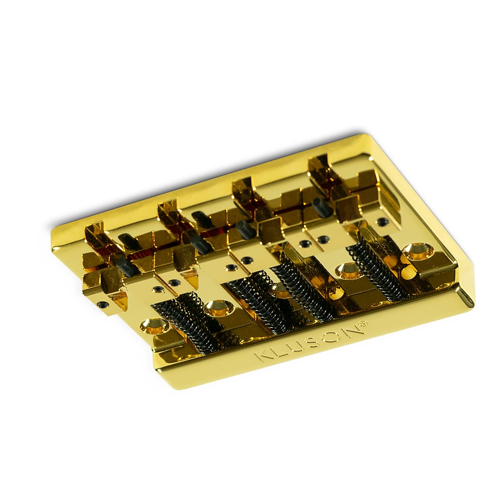 Killer Kluson BADASS Bass Zinc Clone Fender EZ drop-in replacement Bridge Gold Hi Mass & Sustain