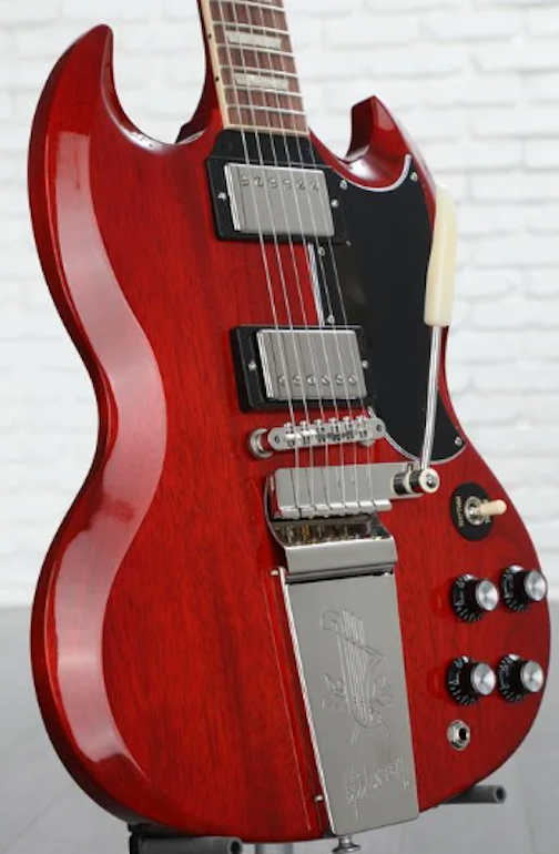 OEM Long Vibrola Maestro Tremolo Tailpiece 4 Gibson SG, ES335, firebird