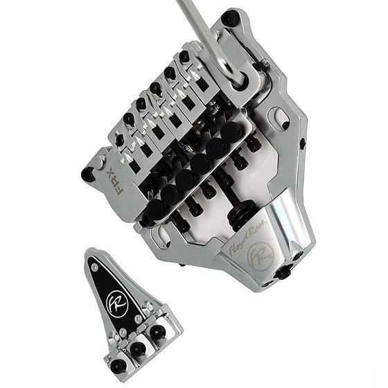 Floyd Rose FRTX01000S Satin Chrome 4 Gibson Les Paul Stop Tail Bolt-On Locking Nut Tremolo